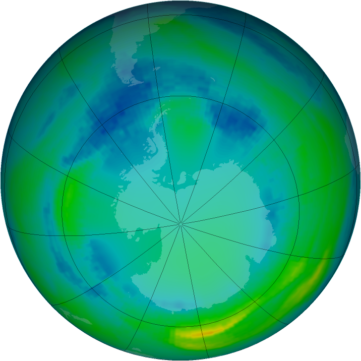 Ozone Map 2004-08-07